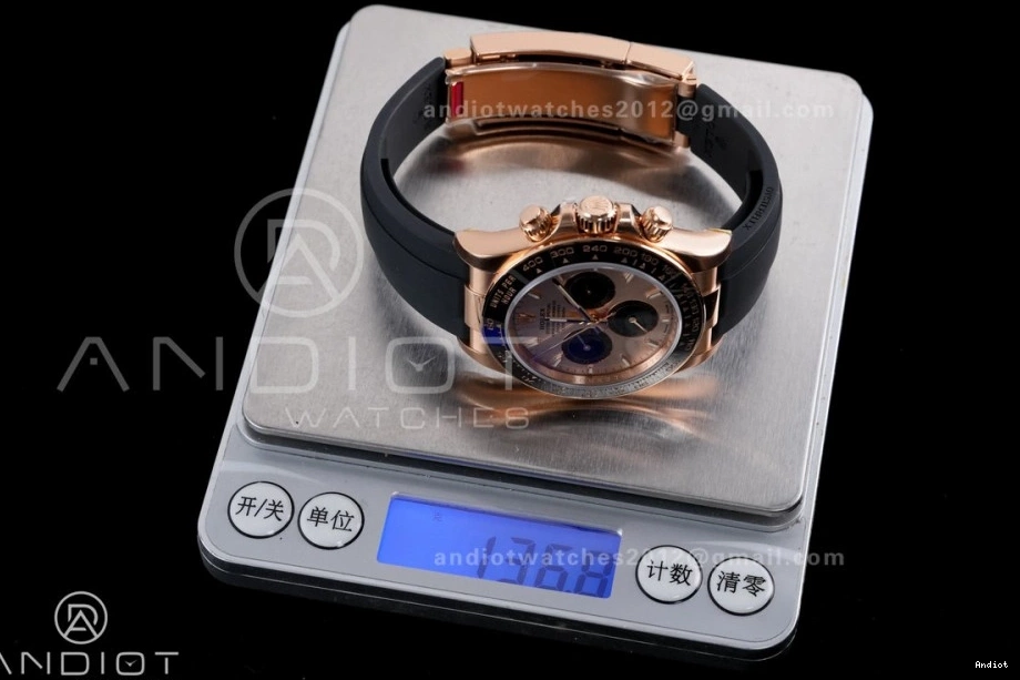 Marker 800 1:1 VSF 126515 Black Oyster-flex DD Stick Weight On Sub-dial Contemporary Strap Best RG Dial Daytona Edition Gain 0811